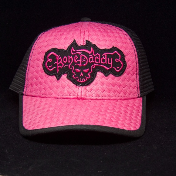 My Bon Daddy Artist Pink and Black Baseball Hat main image 6